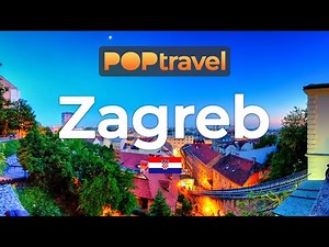 Walking in ZAGREB / Croatia 🇭🇷- Evening Tour - 4K 60fps (UHD)