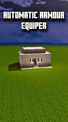 Automatic Armour Equiper In Minecraft | #minecraft #mcmycraft #minecraftshorts #gaming #shorts