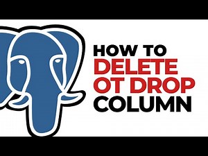 How Delete or Drop Column from Table in Postgresql