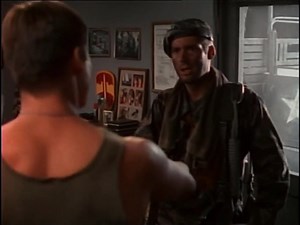 Tour Of Duty Season Three Episode 13 - And Make Death Proud to Take Us Camp Barnett is attached to the newly-formed Capital Military Command with the objective of heading off an anticipated repeat of the 68 Tet offensive. The immediate consequence is the over-crowding of the camp and the inclusion of newbies into the team and on the base. Goldman and Anderson each take eighteen men, mostly FNG’s , out to check reports of a massive movement of NVA. Anderson’s unit is attacked by the enemy en mass