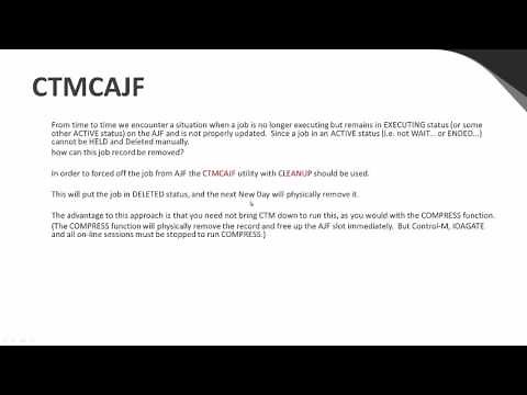 How to fix a Control-M job stuck in an "Executing" status (z/OS)