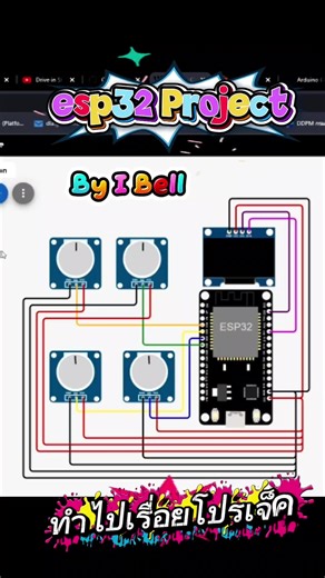 โปรเจ็คในหัว ไม่รู้จะทำออกมาได้จริงมั้ย gear indicator #esp32project #gearindicator #esp32 #wokwi #รถซิ่ง