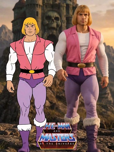 He-Man: Animated vs Real Life | Masters of the Universe 🔥 🏰✨ By the power of Grayskull! In this video, watch the legendary characters from He-Man and the Masters of the Universe transform from their classic animated appearances into realistic real-life versions. See He-Man, Skeletor, Teela, Man-At-Arms, Evil-Lyn, Beast Man, and more iconic heroes and villains reimagined with stunning realism. A nostalgic journey from the world of Eternia to what these unforgettable characters might look like i