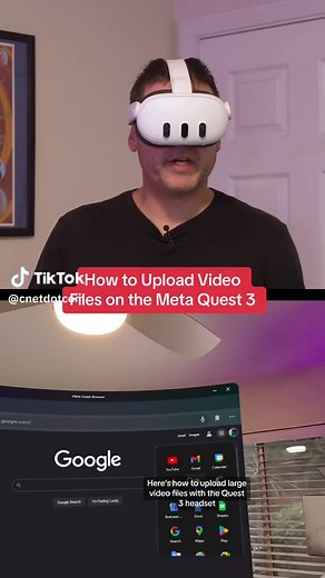 The #MetaQuest app will not sync large #video files recorded on the #MetaQuest3 headset. So here’s how to #upload them. #Meta #tech #howto #mixedreality #quest3 #mixedrealityheadset #vrheadset #arheadset #googledrive #passthrough #techtips #metaquesttips #metaquestapp