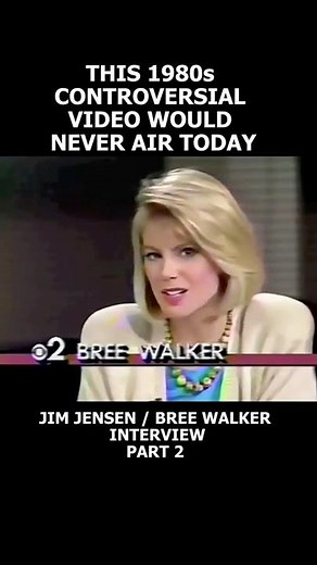1980s Controversial Interview: Jim Jensen & Bree Walker (Part 2) #throwback #viralvideo