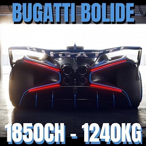 Bugatti présente le Bolide, une hypercar de circuit affichant 1.850ch pour seulement 1.240kg ! | Auto Plus