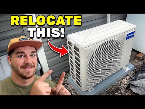 How To Relocate A MrCool DIY Mini Split Condenser
