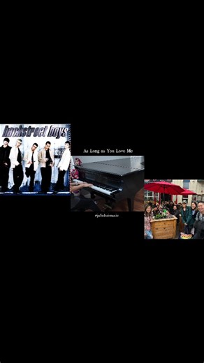 Julie BK 🎹🎼🎵🎶🐻🐾🩶 on Instagram: "As Long as You Love Me - Backstreet Boys (1997) 🎹🎵🎶🩵🫶🏻 https://youtu.be/EEY4q-pbXD8 Have a GREAT Thursday, Friends! Throwback to growing up and surviving the 90s as a teen - I put together a simple but sentimenal arrangement of my FAVORITE BSB song! From the first time I heard it on the radio until now, I still love it 🎼🎹🎶🎵 💙 One of my travel highlights was meeting Kevin and Howie during our Alaska trip back in 2023. They were on the same cruise