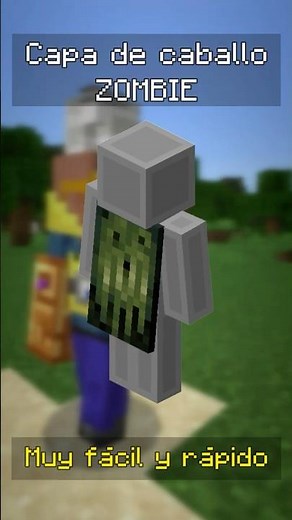 así puedes CONSEGUIR la nueva CAPA DE CABALLO ZOMBIE en MINECRAFT #Shorts