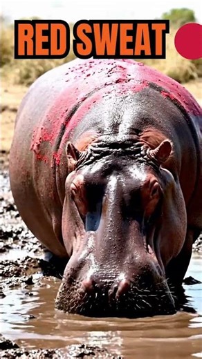 👉 Hippo Milk is... PINK? 🦛🍓 #didyouknow #facts