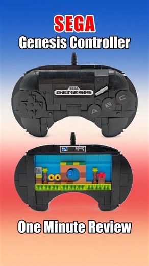 LEGO SEGA Genesis Controller 40769 — Full Review & Backside Diorama Tour!