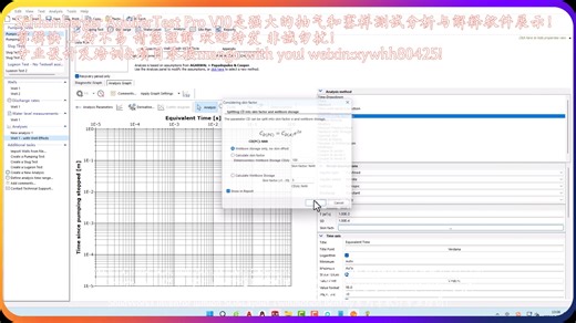Schlumberger AquiferTest Pro V10是强大的抽气和塞样测试分析解释软件