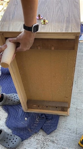 This FREE plain Jane oak dresser was just begging for a glow-up—and I couldn’t resist the challenge! I gave it a whole new vibe by adding custom trim to create a base for sleek new legs to elevate the look (literally!) and went bold with a rich teal paint that completely transformed the piece. To tie it all together, I finished it off with gorgeous vintage brass knobs that add the perfect touch of warmth and character. Now she’s anything but plain—she’s a total showstopper! Amazon Storefront – L