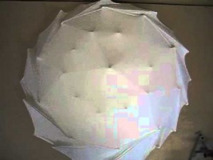 3-Tensegrity Dome - Test con ventilador mecánico, velocidad a 70 km/h.