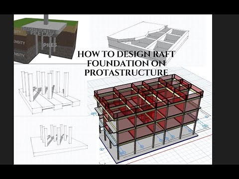 How to design raft foundation on protaStructure
