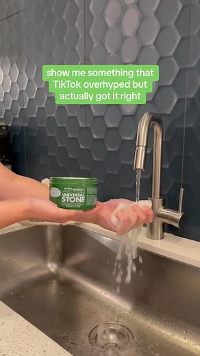 Remember when Universal Stone went viral on TikTok? ✨ That may have been the reason you tried Universal Stone! Since then, so many of you have told us it has changed the way you clean. Worth the hype? Absolutely! 🫧 Restock on Universal Stone by shopping on our website - free shipping on all Canadian orders of $50 ! #tiktokproduct #UniversalStone #Cleaning #CleaningProduct #worththehype #CleanTok #CleanWithMe #sneakercleaning #shoecleaning