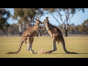 Why Kangaroos Fight: Brutal Battle for Mates | Wild Kangaroo Behavior Explained