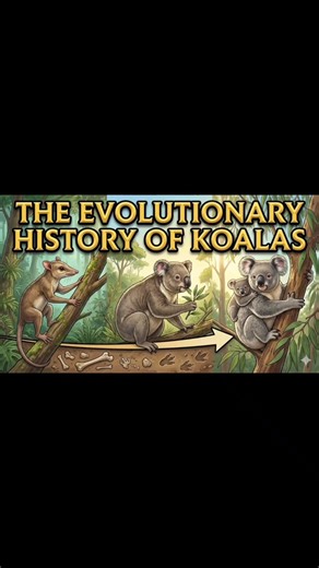 the ovolutionary history of koalas#ai #evolution #animals