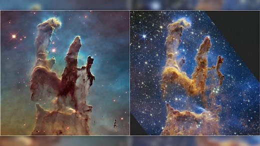 James Webb Space Telescope captures new detailed snapshot of iconic 'Pillars of Creation'