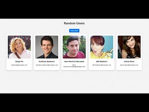 Fetch API Data with HTML, CSS, and JavaScript | Step-by-Step Guide