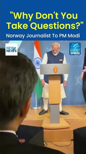 "Why Don't You Take Questions?" Norway Journalist To PM Modi