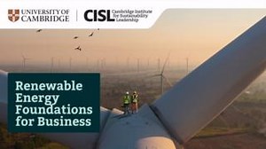 💡 CISL’s new self-paced #OnlineCourse, Renewable Energy Foundations for Business is now open for bookings! This course provides critical introductory knowledge, rooted in systems thinking, of the transition to #RenewableEnergy and its opportunities. You leave with the knowledge, skills and confidence to proactively contribute to it and change the system. To book your place visit the course page. 👉https://ow.ly/CZfC50UtfPZ 🎤There are many benefits gaining these insights and skills can bring a 