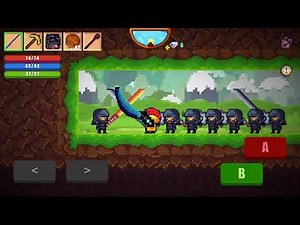 像素生存者2 武士刀4任务系列#2提交红魔石和蓝魔石-Pixel Survival 2