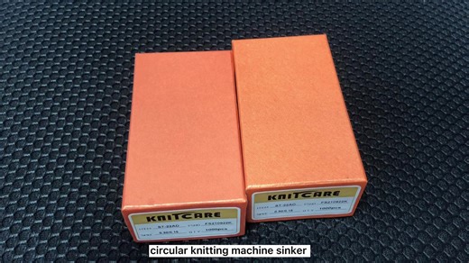 Single Jersey Circular Knitting Machine Sinker Steel Spare Parts