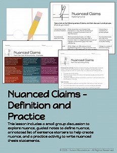 AP Lang & Comp: Writing Nuanced Claims