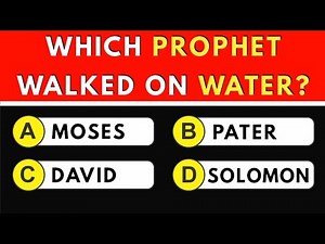 The Ultimate Bible Quiz Challenge | 50 Powerful Bible Questions & Answers | Bible Quiz Challenge