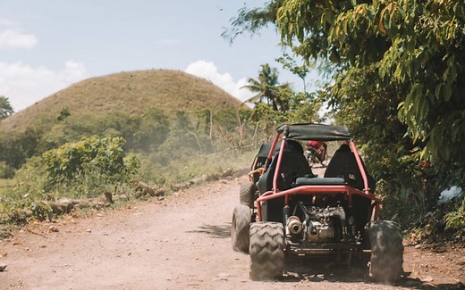 Riding an ATV Through the Chocolate Hills of Bohol