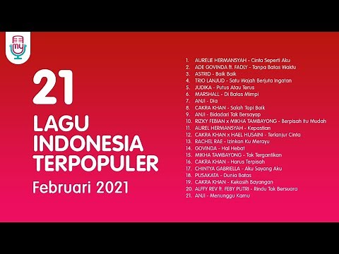21 LAGU INDONESIA TERPOPULER FEBRUARI 2021 #MyPlaylist