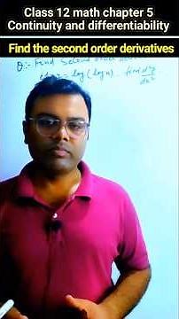 class 12 math chapter 5 continuity and differentiability | #differentiation #maths #shorts #short