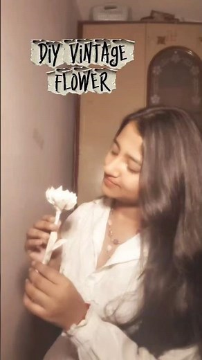 Diy vintage flower #art #flowers #diy