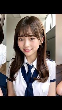 AI-generated photos of Japanese high school students are too cute.