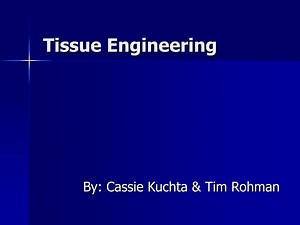 Tissue Engineering - SlideServe
