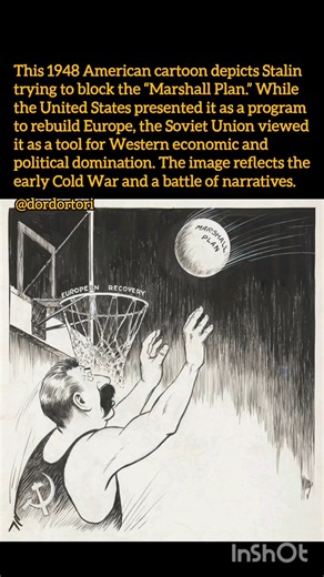 Stalin, the Marshall Plan, and the Battle for Europe, #history #coldwar #cartoon #shorts #facts