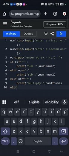 making calculator in python 💻🔥🔥💻
