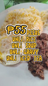 SUPER SOLID NA 55 PESOS UNLI RICE, SOUP, GRAVY AT ICED TEA SA QUEZON CITY | Food trip ni kuya A