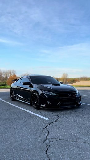 10th Generation Honda Civic Coupe - Custom Black Car Modifications
