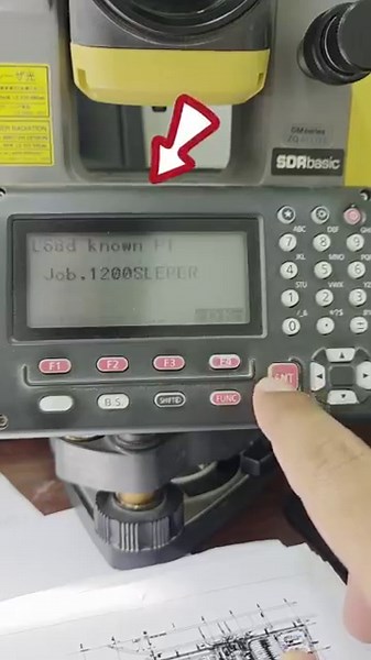 how to import coordinates topcon total station #shorts