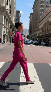 8.9K views · 14 reactions | From 7 AM shift to 7 PM strut. wide leg energy only  our High-Rise Wide Leg Scrub pant is officially here and she's going fast. get yours before she's gone.  in bio. | Fabletics Scrubs | Facebook