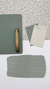 Sherwin Williams’ Evergreen Fog is a popular, soft green paint color. It works effortlessly on cabinets, accent walls, or doors, and pairs like a dream with natural wood, warm whites, and muted neutrals. ✨ Want wallpaper, swatches, hardware, or cabinet color? Comment LINK and I’ll DM you. ♥️ Follow Simplee DIY for more paint decor inspo. | Simplee DIY