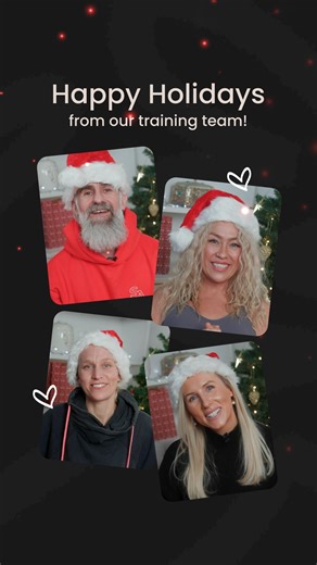 Happy Holidays from our training team! 🎊 This time of year, we often hear people stressing about "staying on track" or feeling guilty about missing workouts. But here's what we want you to hear instead: It's completely okay to prioritize rest, connection, and joy right now. Your fitness journey isn't derailed by a few weeks of different routines. In fact, listening to what your body needs IS part of the journey. So enjoy the celebrations, savor the moments with loved ones, and move in ways that