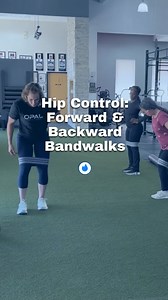 We loveeee bandwalks because they are a great opportunity to work on 4 of the 5 key movement principles we teach at OPAL: ▪️Hip Hinge ▪️Neutral Spine ▪️How to Move the Hip without Moving the Back ▪️Stacking the Pelvis, Hip, Knee, & Ankle The forward and backward bandwalks are typically a progression we like to introduce once our clients master lateral bandwalks. It's a little easier to feel the glutes when you sidestep and push laterally with the glute. Once you can do this well, it's great to a