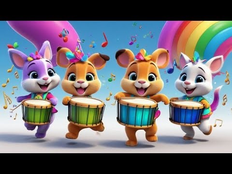 Yankee Doodle Feather Banner Parade | Best Nursery Rhymes and Kids Songs Collection