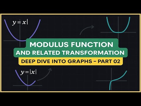 Mastering Modulus Functions And Related Graphical Transformations #jeeadvanced