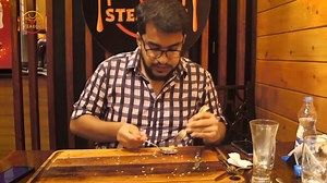 209K views · 2.1K reactions | Congratulations! Our new smoke ribs platter winner. Unbelievable but it is true, this person finished the platter within 14 minutes. It‘s not important to win, it‘s important to make the time enjoyable. | Steakout | Facebook