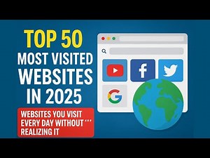 Top 50 Most Visited Websites in 2025 🌐| Websites You Visit Every Day Without Realizing It 2025