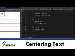 Vertically Center Text Within a Block Element